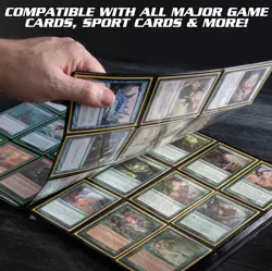 Monster 9 Pocket Trading Card Binder - Matte White Album, Anti-Theft & Anti-D... - Image 5