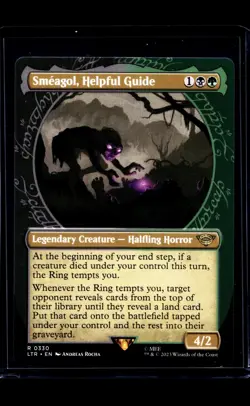 MTG Magic The Gathering LOTR Lord of the Rings Showcase Smeagol Helpful Guide - Image 1