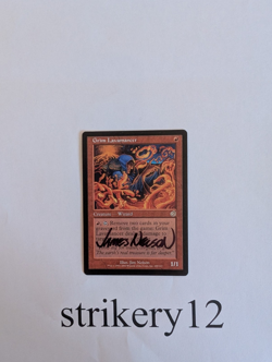 Grim Lavamancer - Torment - Signed by Artist Jim Nelson - MTG - Image 1