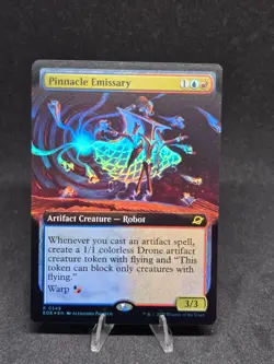 MTG Pinnacle Emissary 0349 Edge of Eternities Extended Art Holo Rare NM - Image 1