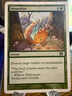 MTG Magic the Gathering 8th Edition Naturalize - Image 1