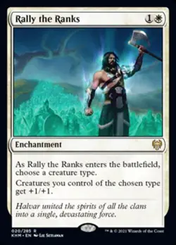 Rally the Ranks - Near Mint MTG Kaldheim - Image 1