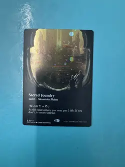 MTG Edge of Eternities: Sacred Foundry - GALAXY FOIL Borderless +more rare cards - Image 3