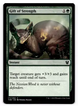 MTG Magic the Gathering Gift of Strength (171/254) Theros Beyond Death - Image 1