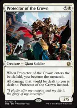 Protector of the Crown - Light Play MTG Conspiracy: Take the Crown - Image 1