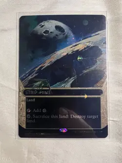 MTG, Edge of Eternities | Strip Mine | Galaxy Foil - Image 1