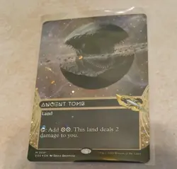 Ancient Tomb 0091 Borderless Galaxy FOIL Edge of Eternities Pack Fresh MTG MINT - Image 1