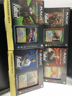 Magic The Gathering Fallout 4 Sets Commander Deck New Sealed MTG - Image 1