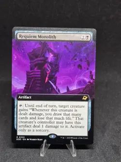 MTG Requiem Monolith 0333 Edge of Eternities Extended Art Rare NM - Image 1