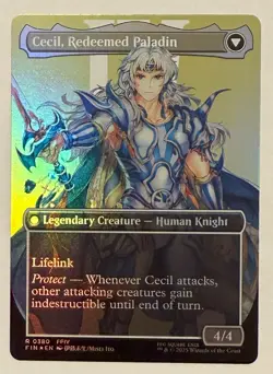 Cecil, Dark Knight Borderless Foil - Final Fantasy MTG - Image 2