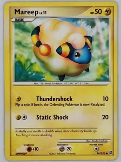 Mareep 94/132 Pokemon - Diamond and Pearl Secret Wonders MP - Image 1