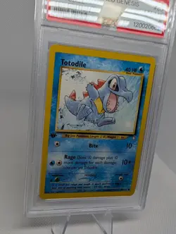 Pokemon Neo Genesis 80/111 Totodile 1st Edition 2000 PSA 8.5 NM - MT Graded TCG - Image 2