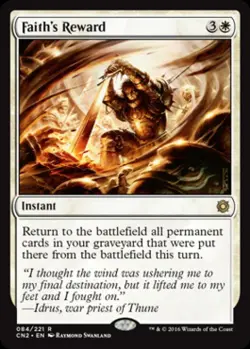 Faith's Reward - Light Play MTG Conspiracy: Take the Crown - Image 1