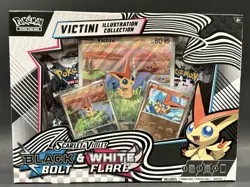 Victini Illustration Collection Box - Black Bolt White Flare Pokemon TGC Sealed - Image 1