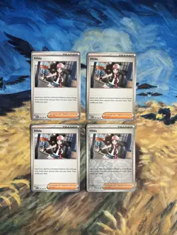 Hilda 084/086 White Flare Trainer Supporter Playset 4 Cards ENGLISH Pokemon TCG - Image 1