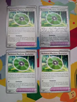4x Technical Machine Evolution 178/182 x4 - Paradox Rift - Pokemon - Playset - Image 1