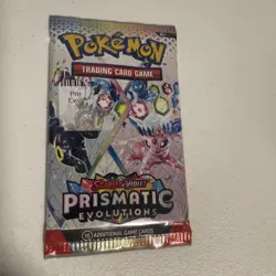 Pokemon TCG Scarlet & Violet Prismatic Evolutions Booster Pack Sealed - Image 2