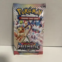 Pokemon TCG Scarlet & Violet Prismatic Evolutions Booster Pack Sealed - Image 4