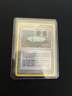 Drake’s Stadium 72/108 MINT/NM Pokemon Holo Rare EX Power Keepers Vintage - Image 5