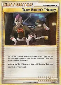 1x - Team Rocket's Trickery - 78/90 - Uncommon NM, English Pokemon Undaunted - Image 1