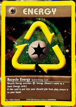 NM 🔥 Recycle Energy - Pokemon WOTC Poke League Promo Holo Rare - Image 1
