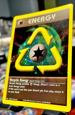 NM 🔥 Recycle Energy - Pokemon WOTC Poke League Promo Holo Rare - Image 3