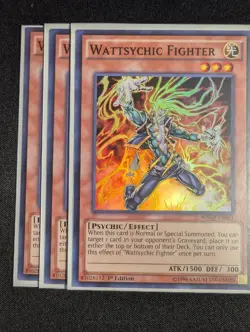 Yugioh - 3x Guerilla Kite WSUP-EN040 1st Edition Super Rare NM - Image 1