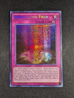 Yugioh - Marshalling Field WSUP-EN025 1st Edition Prismatic Secret Rare NM - Image 1