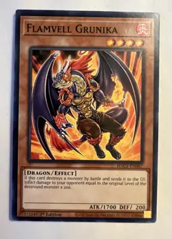 Flamvell Grunika - HAC1-EN067 Yugioh Hidden Arsenal - 1st Edition - Near Mint - Image 1