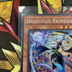 JUSH-EN002 Dracotail Faimena Collector's Rare 1st Ed YuGiOh - Image 2