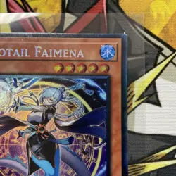 JUSH-EN002 Dracotail Faimena Collector's Rare 1st Ed YuGiOh - Image 3