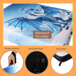 Deluxe Blue Dragon 900-Pocket Trading Card Binder for TCG Collectors - Image 2
