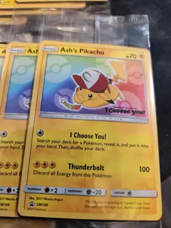 SEALED Ash’s Pikachu TCG SM108 2017 Promo Card Pokemon "I Choose You" - Image 2