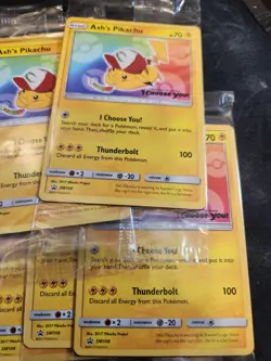 SEALED Ash’s Pikachu TCG SM108 2017 Promo Card Pokemon "I Choose You" - Image 2