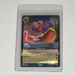 New Disney Lorcana D23 2025 Gold Member Exclusive Gift Iago 8/ Foil Promo Card - Image 1