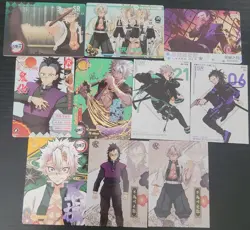 Genya & Sanemi Shinazugawa Demon Slayer Mixed Card Lot of 10 CCG Anime Manga - Image 1