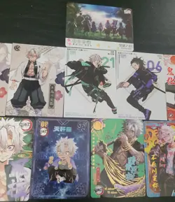 Genya & Sanemi Shinazugawa Demon Slayer Mixed Card Lot of 10 CCG Anime Manga - Image 3