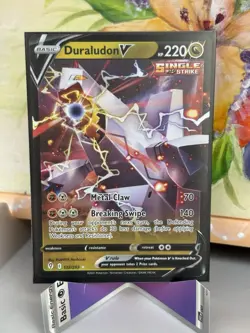 Duraludon V Evolving Skies - 122/203 Holo Rare V Pokemon Card TCG NM/M Near Mint - Image 1