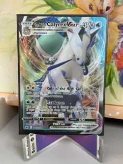 Ice Rider Calyrex VMAX 046/198 Sword & Shield - Chilling Reign Holo Pokemon Card - Image 1