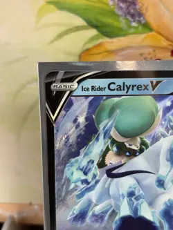 Ice Rider Calyrex V - 045/198 Sword & Shield - Chilling Reign Holo Pokemon Card - Image 4