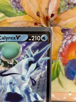 Ice Rider Calyrex V - 045/198 Sword & Shield - Chilling Reign Holo Pokemon Card - Image 5