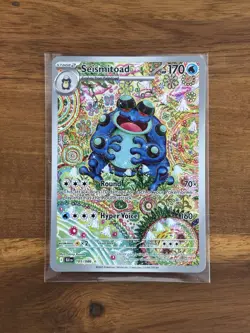 Seismitoad 105/086 NM/M Illustration Rare Pokemon Card BLACK BOLT English - Image 1