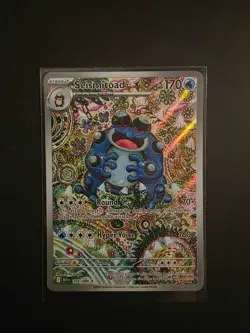 Seismitoad 105/086 NM/M Illustration Rare Pokemon Card BLACK BOLT English - Image 1