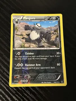 Pangoro - Reverse Holo - XY Furious Fists 68/111 Rare Pokemon Card NM/LP - Image 1