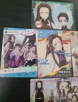 Kanae Kocho Demon Slayer Mixed Card Lot of 5 CCG Anime Manga Waifu - Image 2