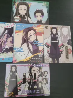Kanae Kocho Demon Slayer Mixed Card Lot of 5 CCG Anime Manga Waifu - Image 3
