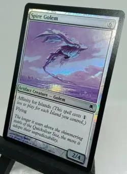 MTG - Darksteel - Spire Golem - Foil - NM Magic the Gathering card FREE SHIPPING - Image 2