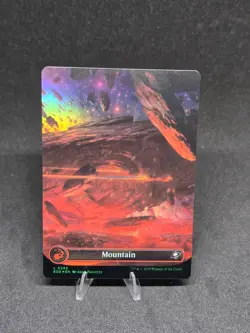 MTG Mountain 0265 Edge of Eternities Full Art Land Holo NM - Image 1