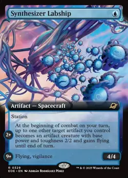 1x - Synthesizer Labship - (extended art) - Edge of Eternities - NM MTG - Image 1
