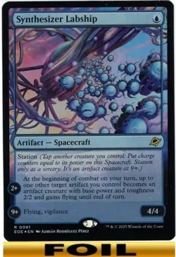 1x - Synthesizer Labship - FOIL - Edge of Eternities - NM MTG - Image 1